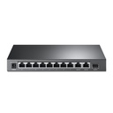 Switch TP-Link TL-SG1210MP 9 Puertos Gigabit Ethernet 10/100/1000 8 x PoE+ 123W 20 Gbit/s 4000 Entradas No Administrado 