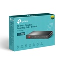 Switch TP-Link TL-SG1210MP 9 Puertos Gigabit Ethernet 10/100/1000 8 x PoE+ 123W 20 Gbit/s 4000 Entradas No Administrado 