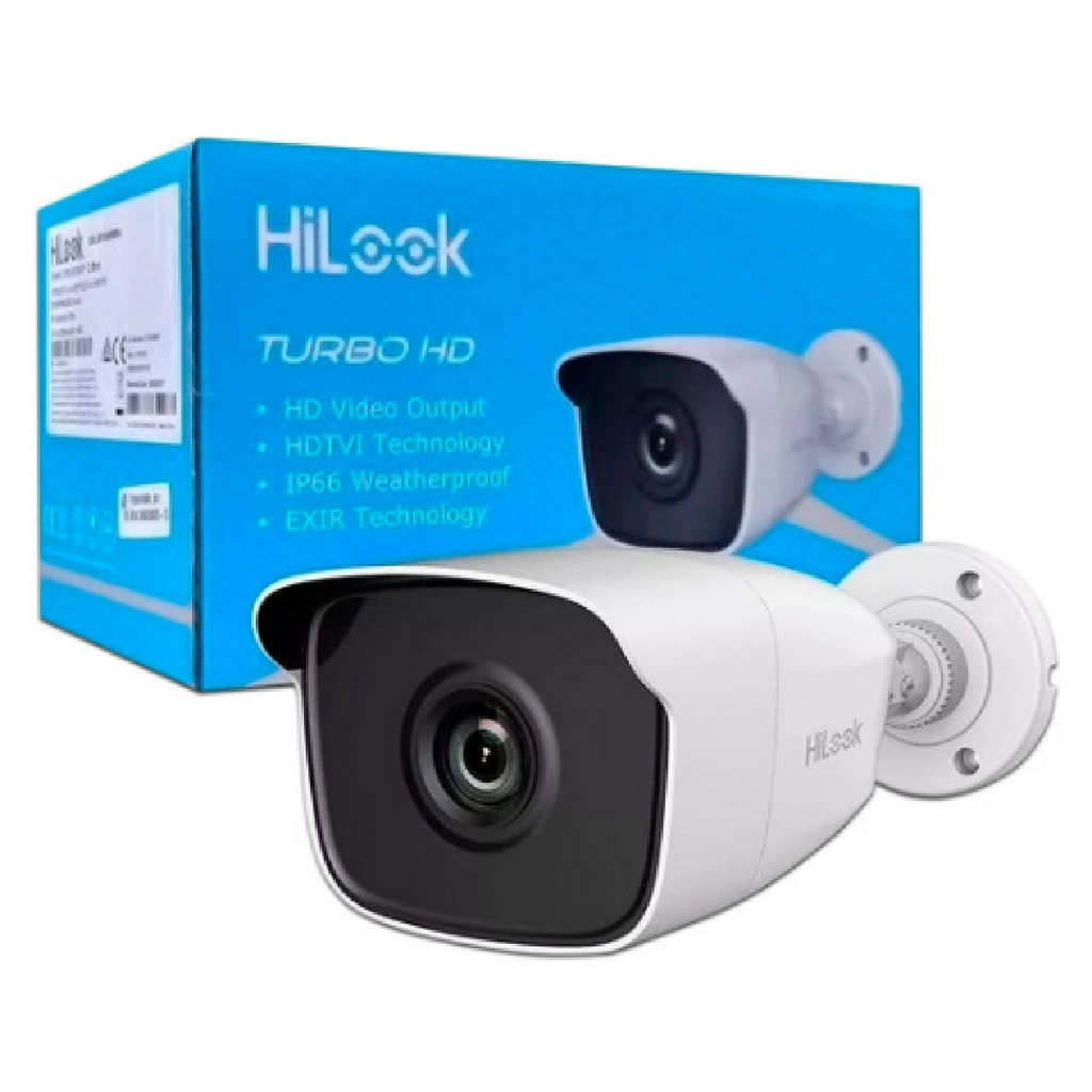 Cámara CCTV Bullet Hilook THC-B150-M 5MP Lente 2.8mm 2560x1944p IR de Hasta 20m IP66
