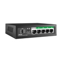 Switch POE Netis P106GC 4 Puertos POE 1 Uplink 1 SFP 60W 1000 Mbps No Administrable