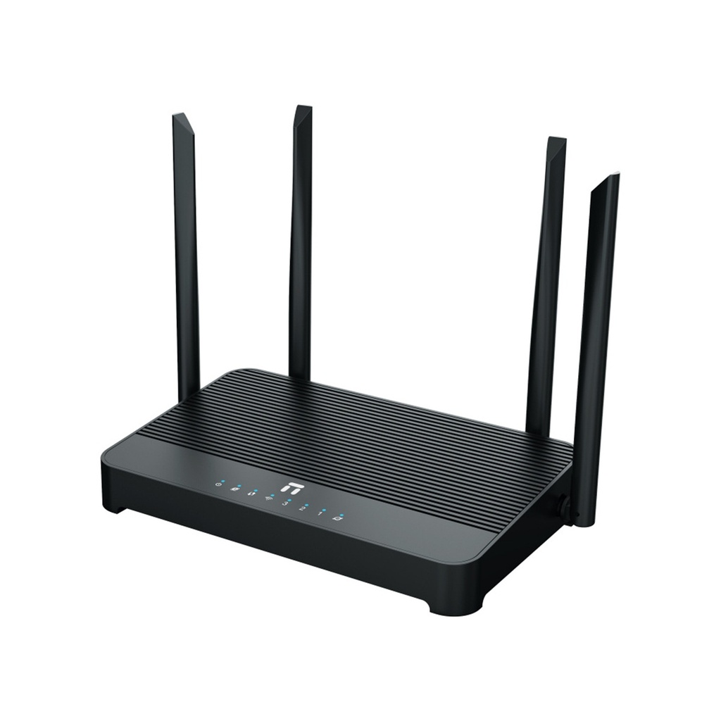 Netis Router NX31 Wi-Fi 6E 4x RJ-45 2402 Mbit/s WLAN Inalámbrico Doble Banda 2.4/5 GHz 4 Antenas Externas 5 dBi 