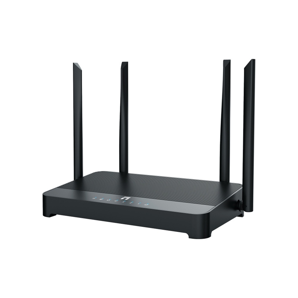 Netis Router NX31 Wi-Fi 6E 4x RJ-45 2402 Mbit/s WLAN Inalámbrico Doble Banda 2.4/5 GHz 4 Antenas Externas 5 dBi 