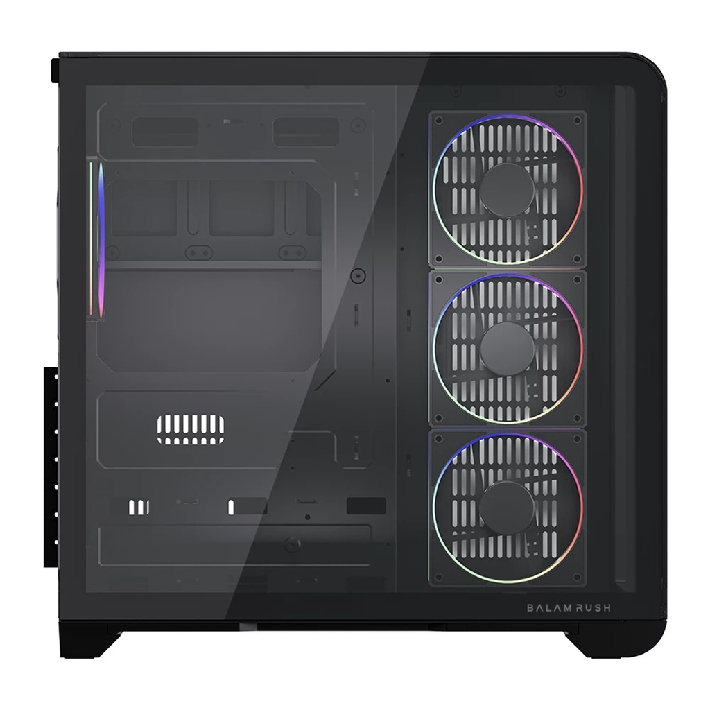 Gabinete Balam Rush Tank Expert Curve 7400 Midi-Tower ATX/Micro-ATX/Mini-ITX USB 2.0/3.0 Sin Fuente 4 Ventiladores Instalados