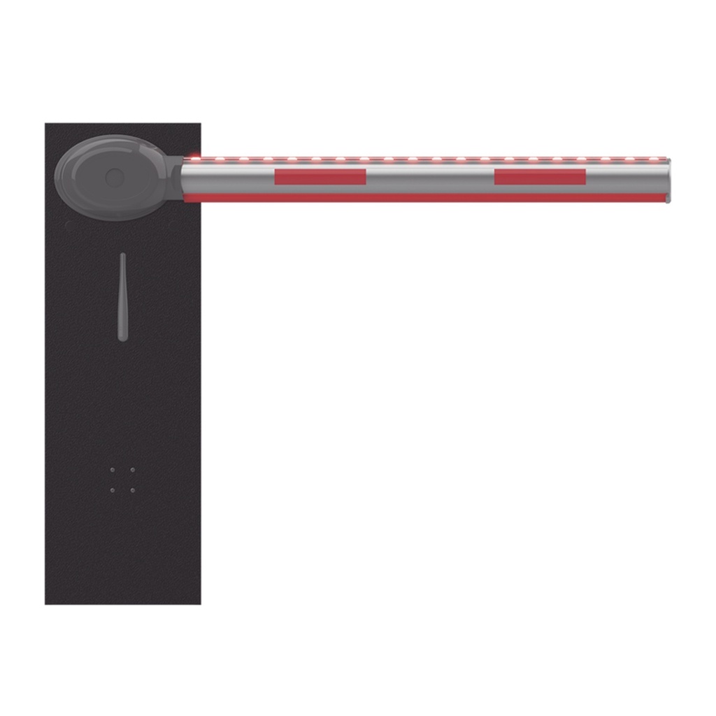 Barrera Vehicular Izquierda Hikvision DS-TMG300-DL/A(4M) Hasta 4 Metros Incluye Brazo