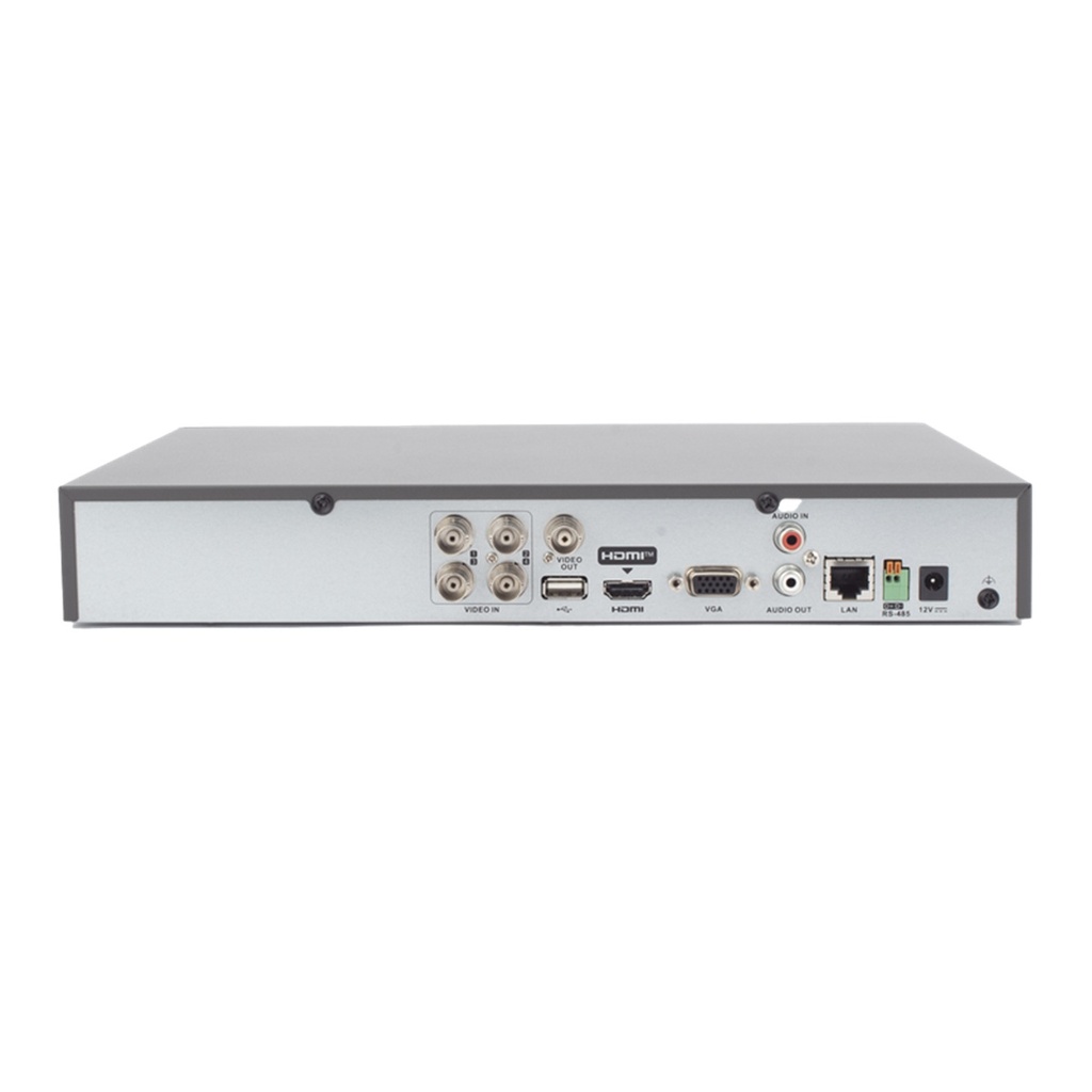 DVR 4 Canales Hikvision IDS-7204HUHI-M1/XT Para 1 Discos Duros máx. 10TB 2x USB 2.0 1x RJ-45