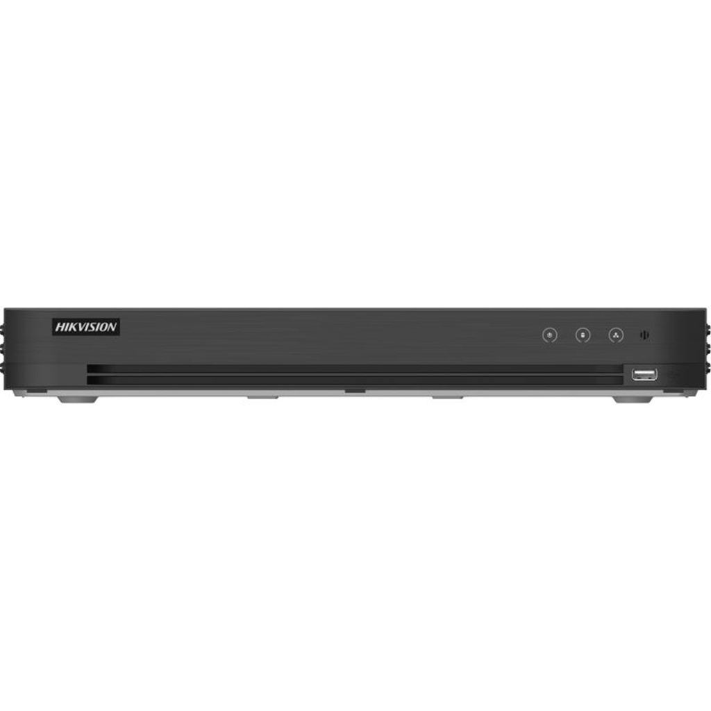 DVR 16 Canales Hikvision iDS-7216HUHI-M2/XT Para 2 Discos Duros máx. 10TB 1x USB 2.0 1x RJ-45