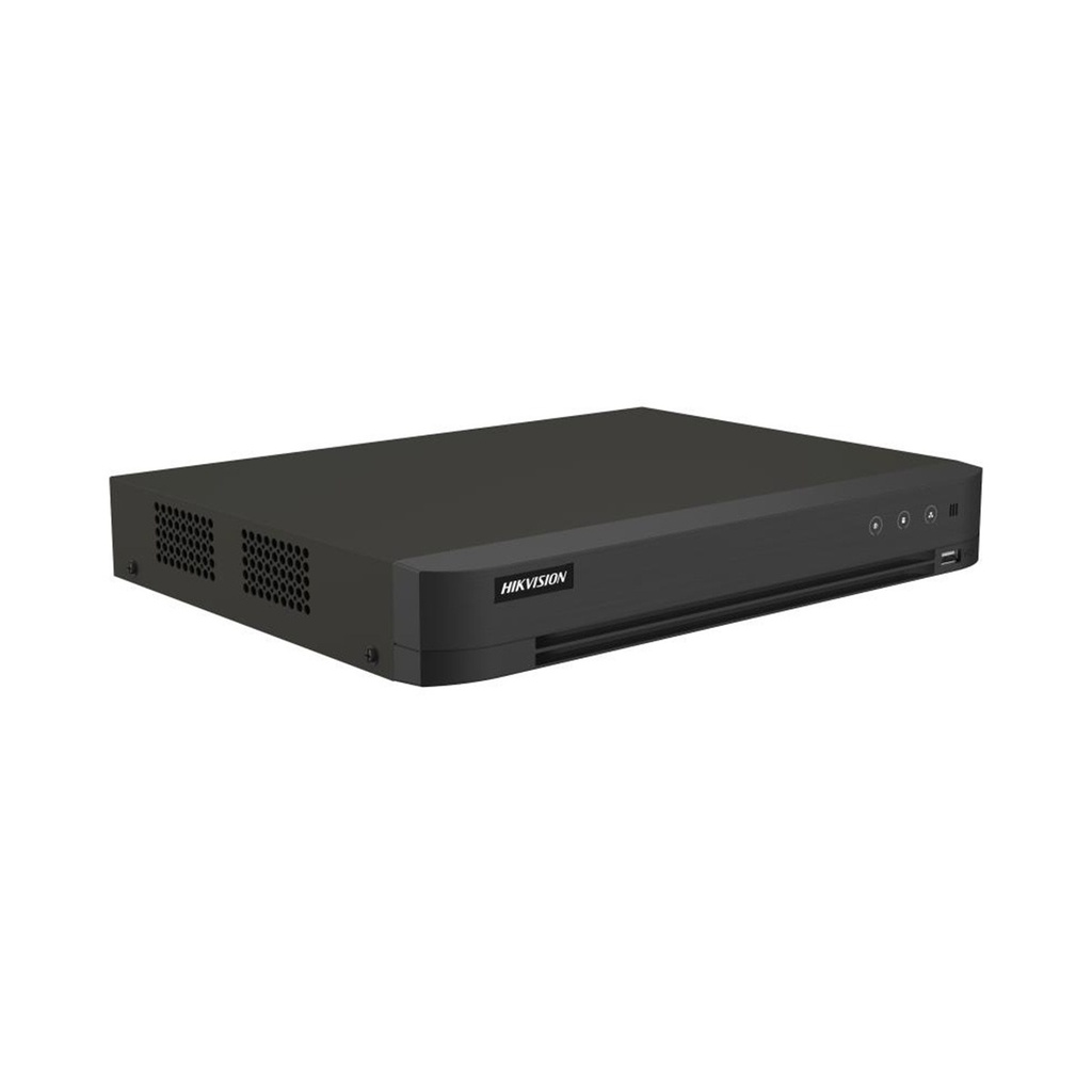 DVR 8 Canales Hikvision IDS-7208HUHI-M1/XT Para 1 Discos Duros máx. 10TB 1x USB 2.0 1x RJ-45 