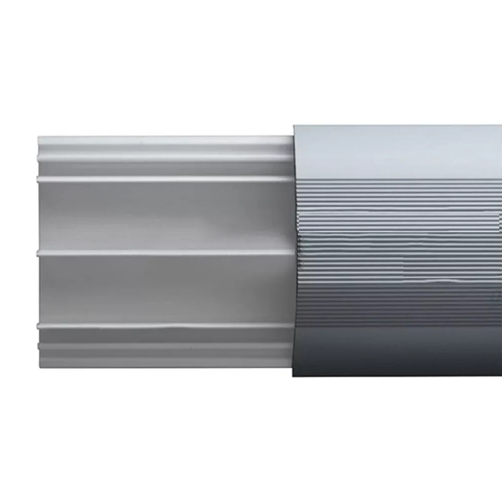 Ducto De Media Caña Thorsman DMCPVCAL Base De PVC Tapa De Aluminio 2.5m