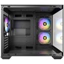 Gabinete Antec CX600M WOOD ARGB Mini-Tower Micro-ATX/Mini-ITX USB 2.0/3.0 sin Fuente 3 Ventiladores Instalados