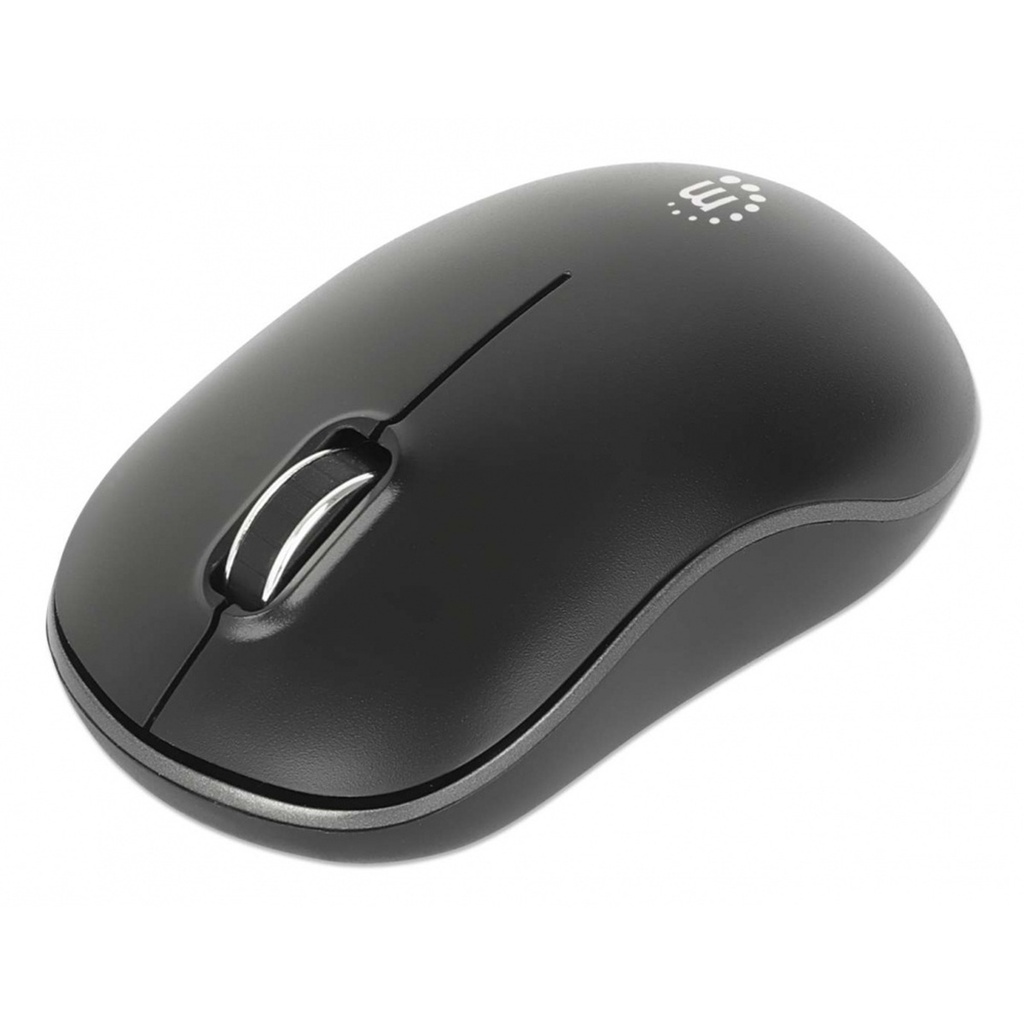 Mouse Manhattan MW3075 Óptico 1.200DPI RF Inalámbrico