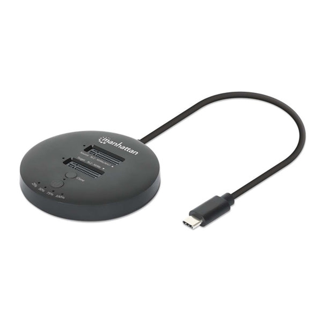 Gabinete de Disco Duro Manhattan 130752 M.2 USB C 2.0