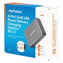 Estación de Carga Manhattan 102667 4x USB C 240W