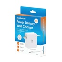 Cargador de Pared Universal Manhattan 180245 60W USB C 1x USB A