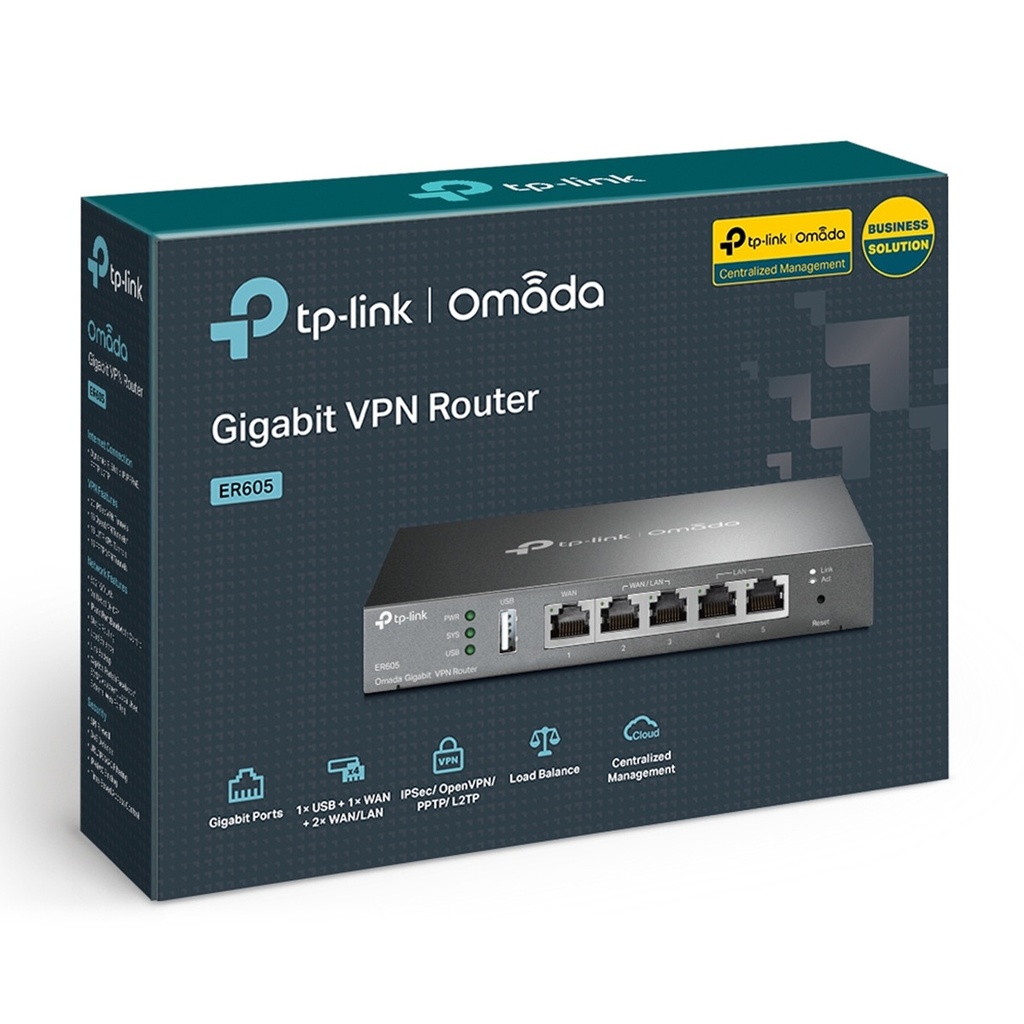 Router TP-Link Gigabit Ethernet TL-R605 V2 Alámbrico 5x RJ-45 
