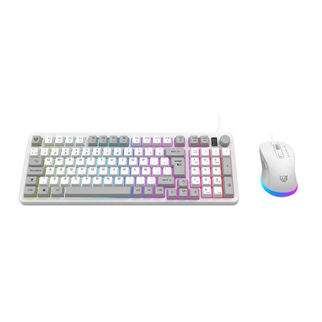 Kit Gamer de Teclado y Mouse Balam Rush Squad Conquest KG515 Alámbrico USB Español