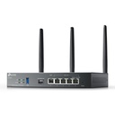 Router TP-Link Gigabit Ethernet Omada AX3000 Alámbrico 2402 Mbit/s 2.4GHz con 3 Antenas Externas de 3.4dBi 