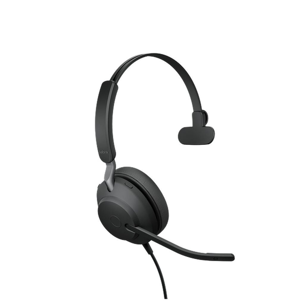 Audifonos Monoaural Con Microfono Jabra Evolve 20 MS  Alámbrico USB