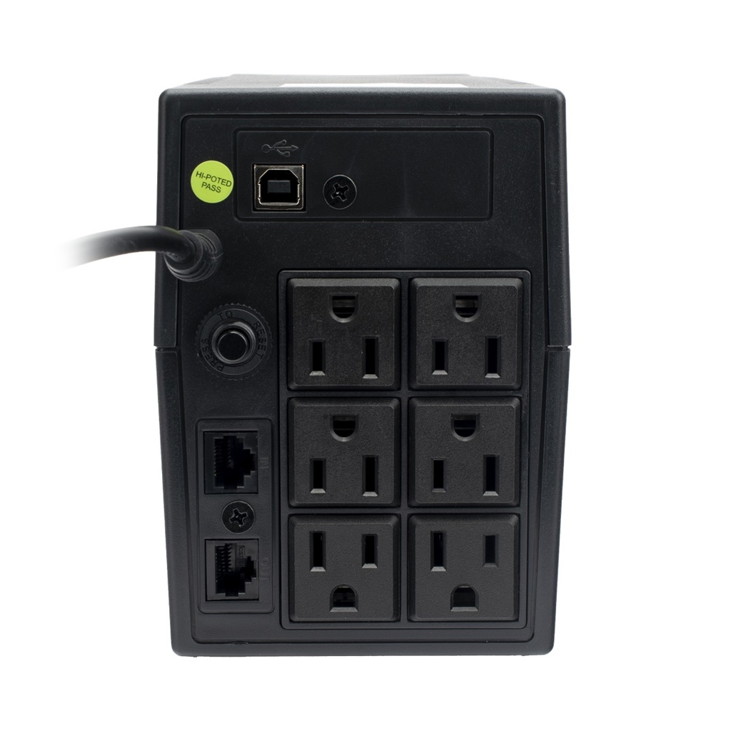 No Break LinkedPRO LP800L Línea Interactiva 480W 600VA Entrada 110V - 120V Salida 120V 6 Contactos