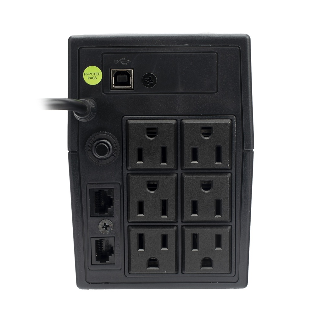 No Break LinkedPRO LP800LCD Línea Interactiva 480W 800VA Entrada 110V - 120V Salida 120V 5 Salidas 