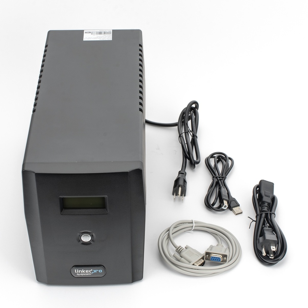 No Break Linkedpro LP1500LCD Línea Interactiva 900W 1500VA Entrada 81V - 145V Salida 120V 6 Contactos 