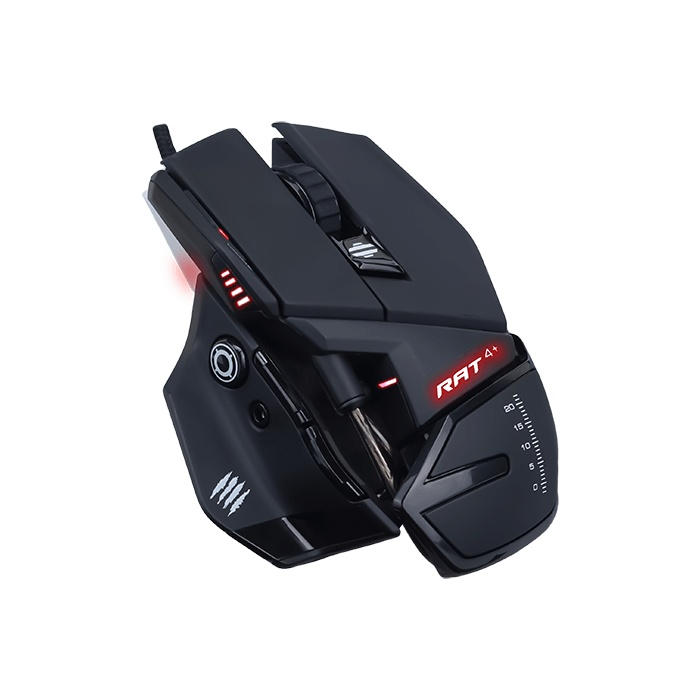 Mouse Gamer Mad Catz Óptico El Auténtico R.A.T. +4 Alámbrico USB A 7200DPI