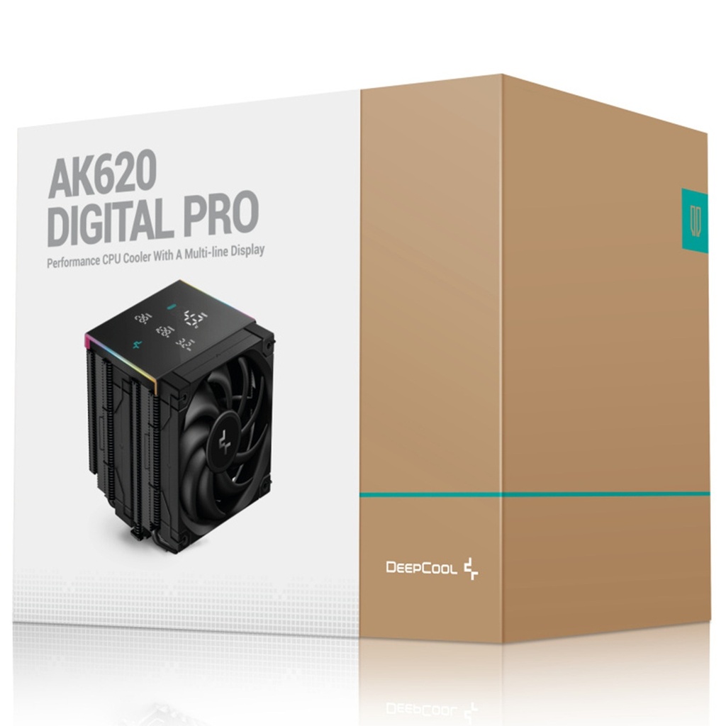 Disipador Para CPU DeepCool AK620 DIGITAL PRO 120mm Hasta 1700RPM