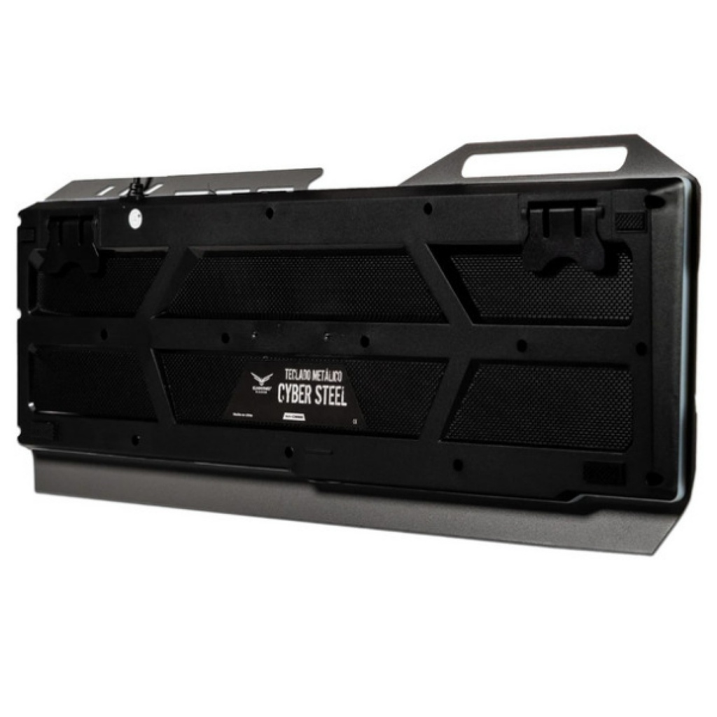 Teclado Gamer Naceb Cyber Steel LED RGB Alámbrico USB Español