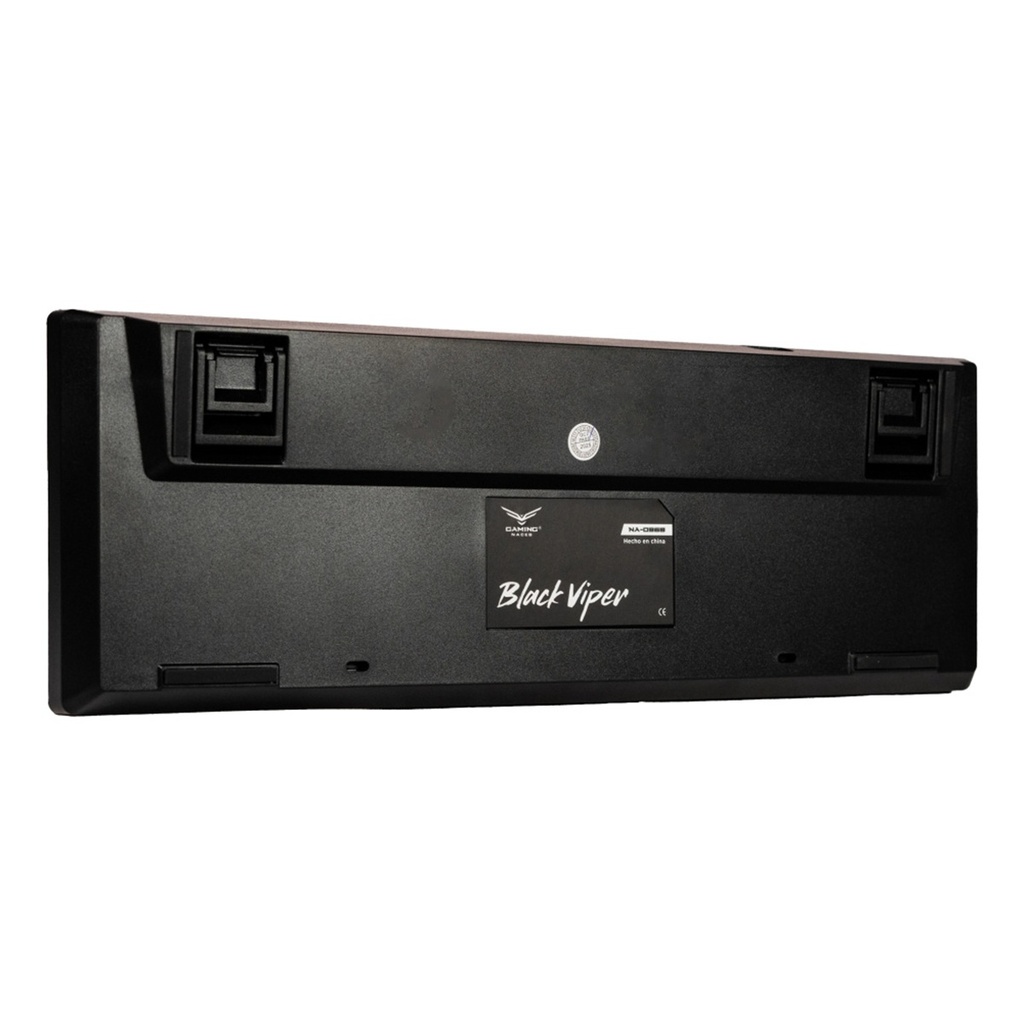 Teclado Mecánico Gamer Naceb Viper LED RGB 60% MX Red Alámbrico USB Español