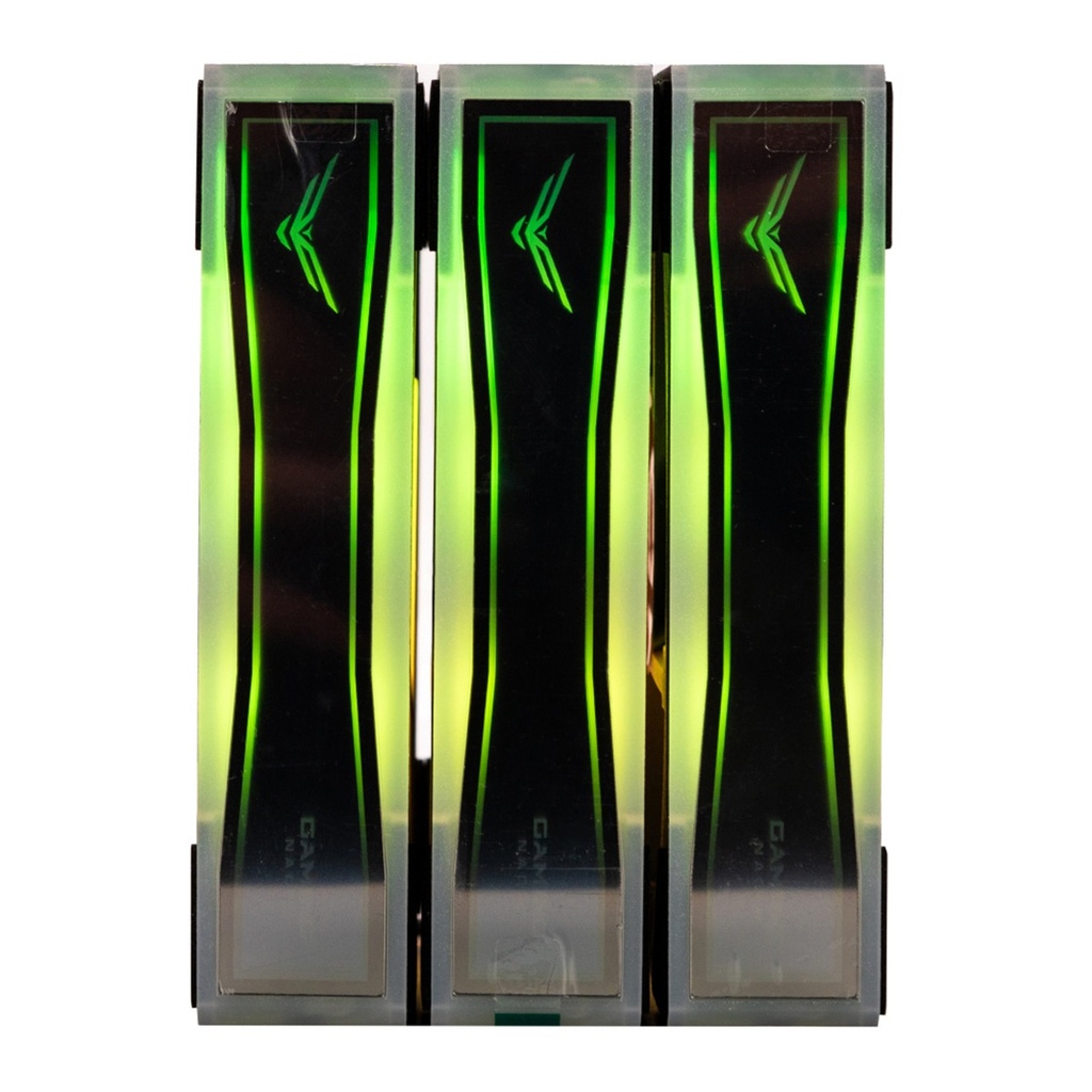 Kit De Ventiladores Para CPU Naceb NA-0650N 3x 120mm 1400RPM ARGB