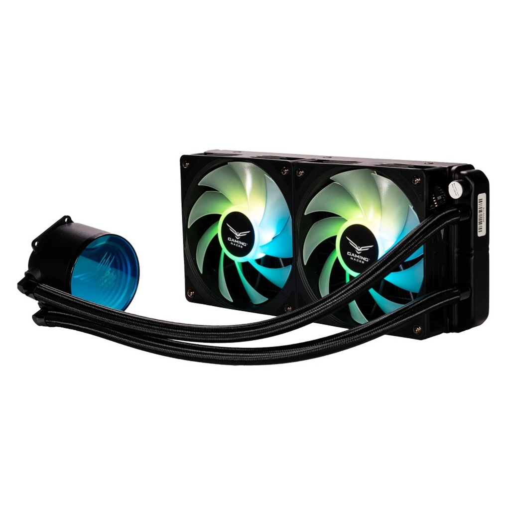 Enfriamiento Líquido Para CPU Naceb Naceb Ártico 240 2x 120mm Hasta 1800RPM