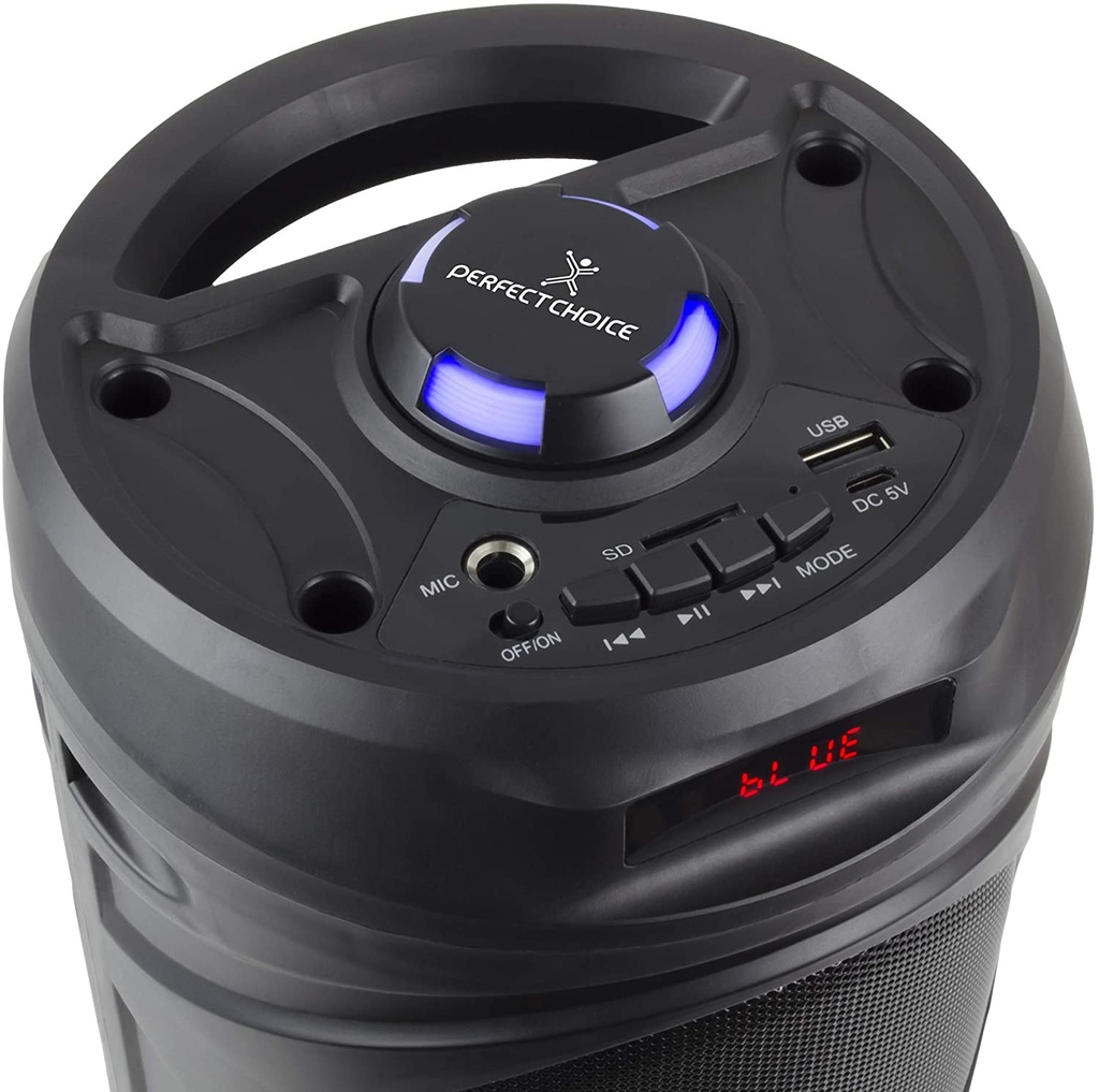 Bafle dual inalambrico perfect choice pc-112860 - negro