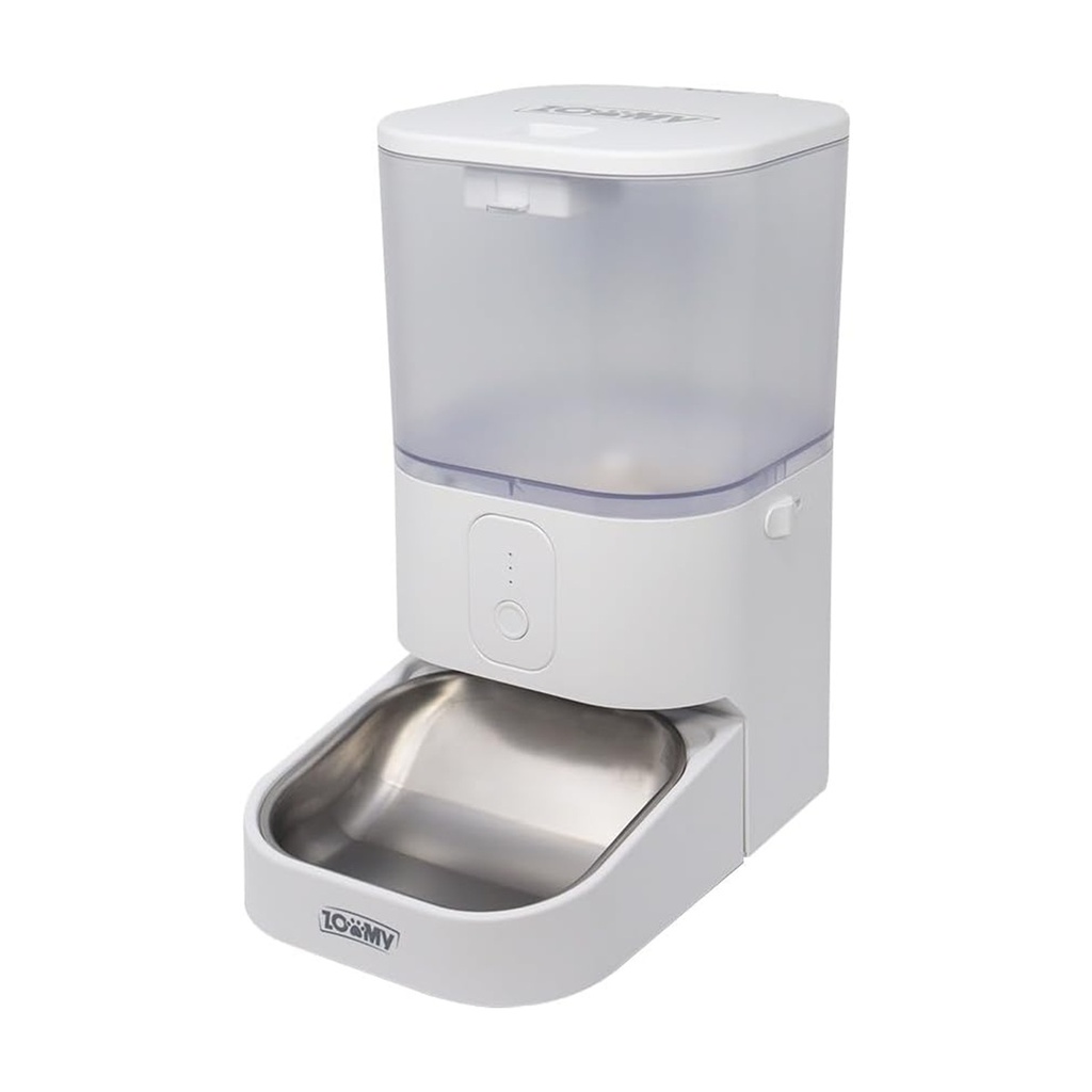 Comedero inteligente para mascotas de 6 litros manejo con app con plato de acero inoxidable para perros y gatos