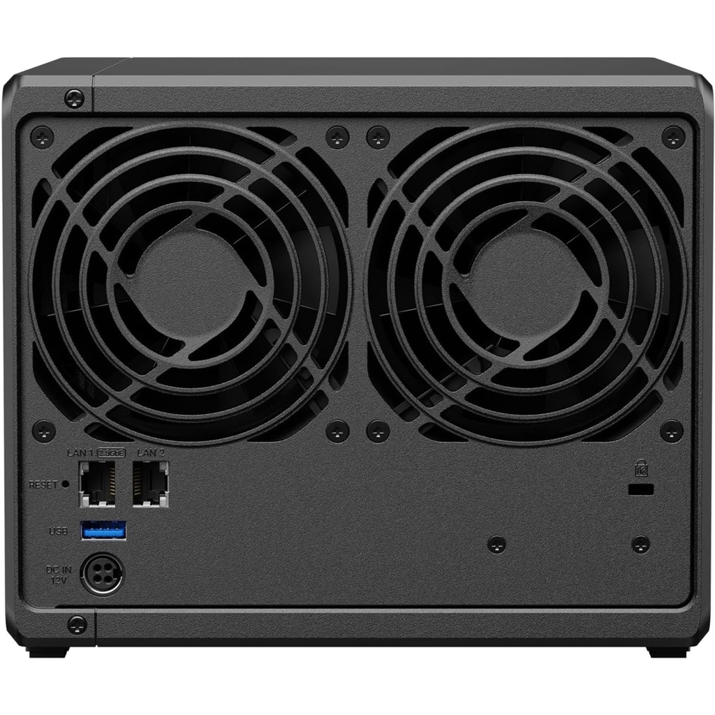 NAS 4 Bahías Synology DS425+ Intel Celeron J4125 2GB RAM M.2 SATA III máx 80TB