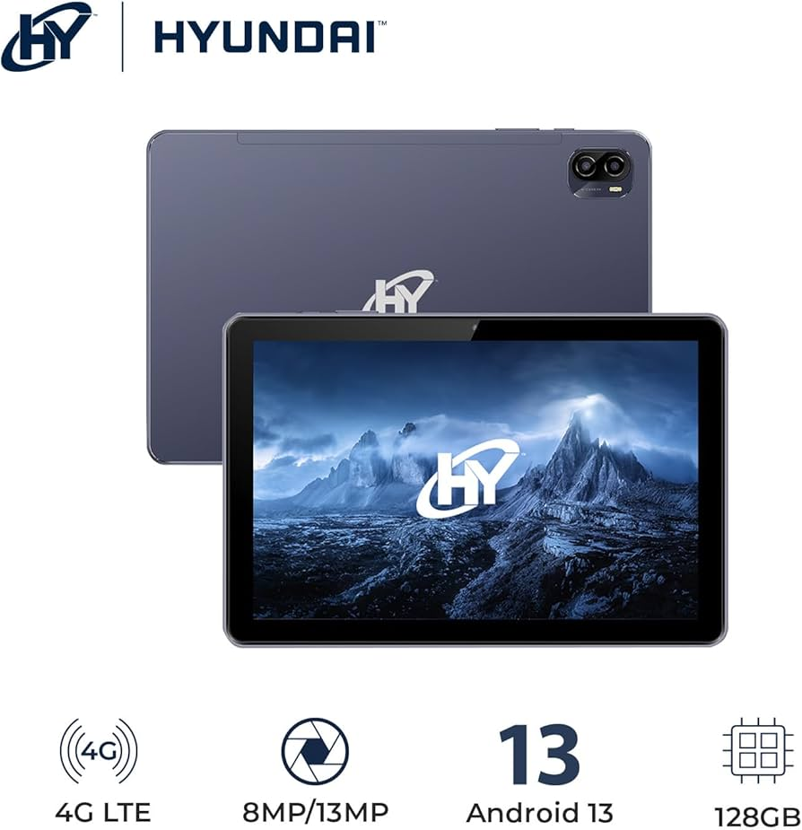 Tablet Hyundai HyTab Plus 10LC2 10.1" 32GB 1280x800 Pixeles Android 10 Bluetooth 4.0 Negro 