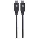 Cable USB C Manhattan USB C Macho - USB C Macho 2 Metros