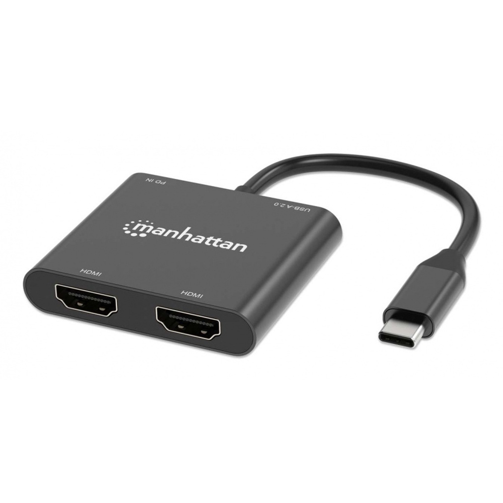 Adaptador USB C Manhattan 154321 USB C Macho - HDMI Hembra 15cm