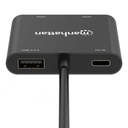 Adaptador USB C Manhattan 154321 USB C Macho - HDMI Hembra 15cm