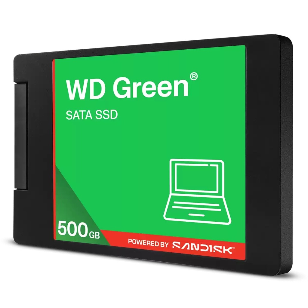 Unidad SSD WD Green 500GB 2.5" 545 MB/s Lectura SATA III 
