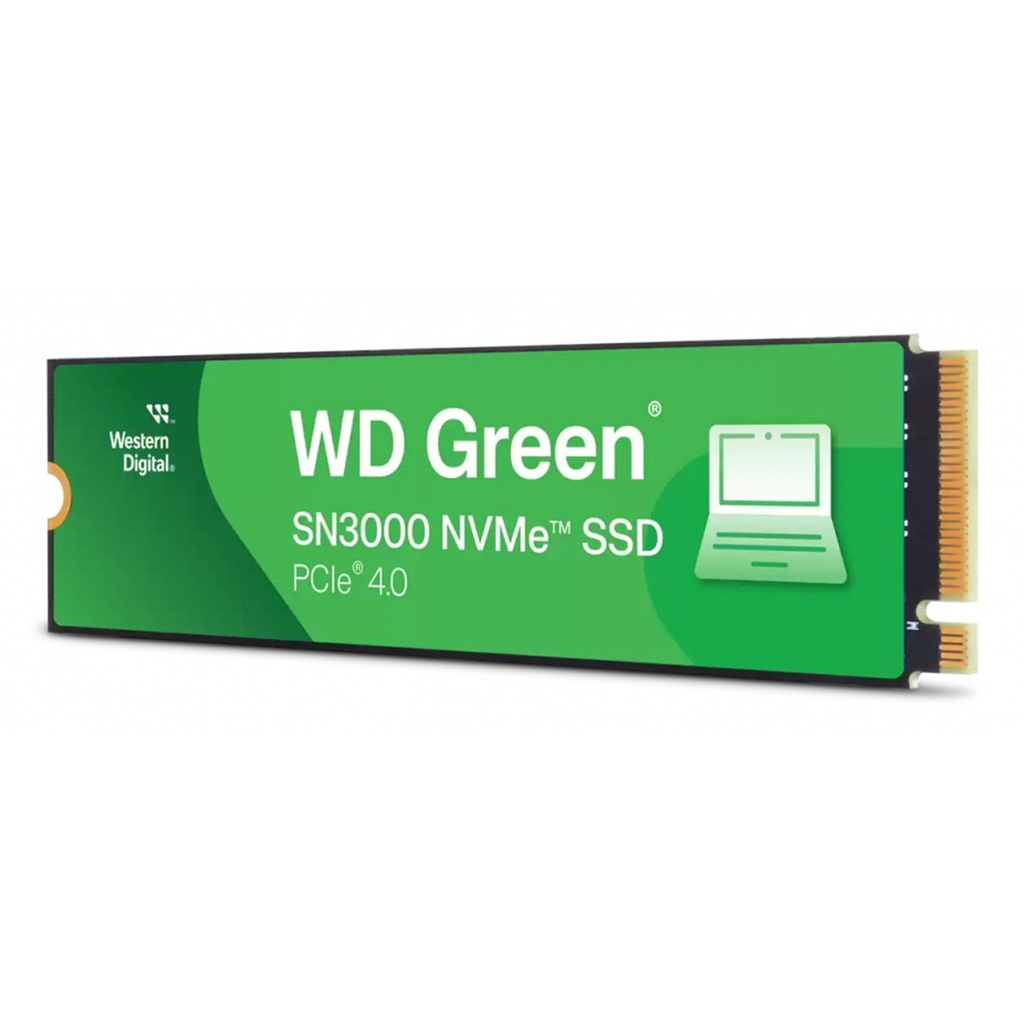 Unidad SSD Interno WD Green SN3000 1TB M.2 2280 NVME PCIE GEN4 X4 LECT.5000MBS ESCRIT.4200MBS