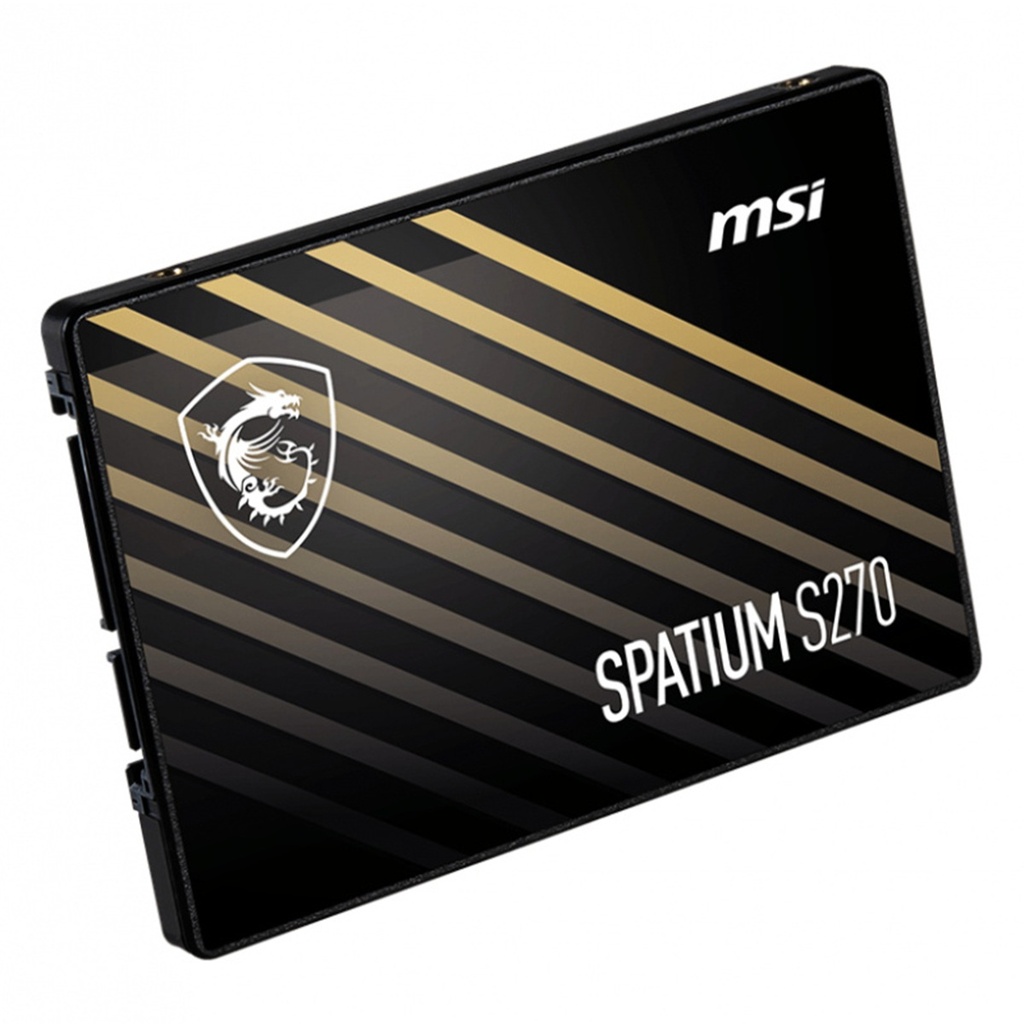 Unidad SSD MSI Spatium S270 960GB 2.5" 450MB/s Escritura 500 MB/s Lectura SATA III