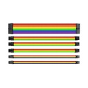 Kit Cables Fuente De Poder Thermaltake Atx/eps/8-pin Pci-e/6-pin Pci-e Rainbow