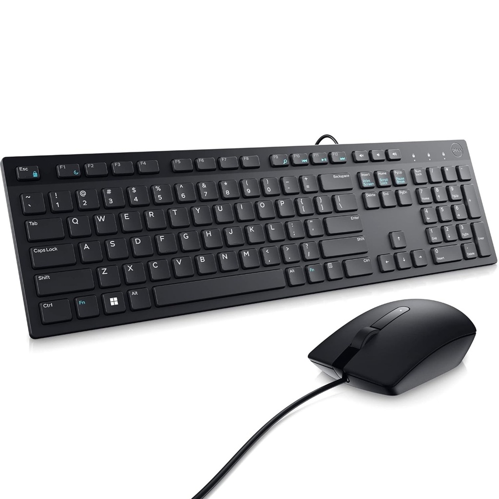 Kit de Teclado y Mouse Dell KM300C Alámbrico USB Español