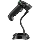 Lector de Código de Barras Steren COM-598 Bluetooth Con Cable USB y Base