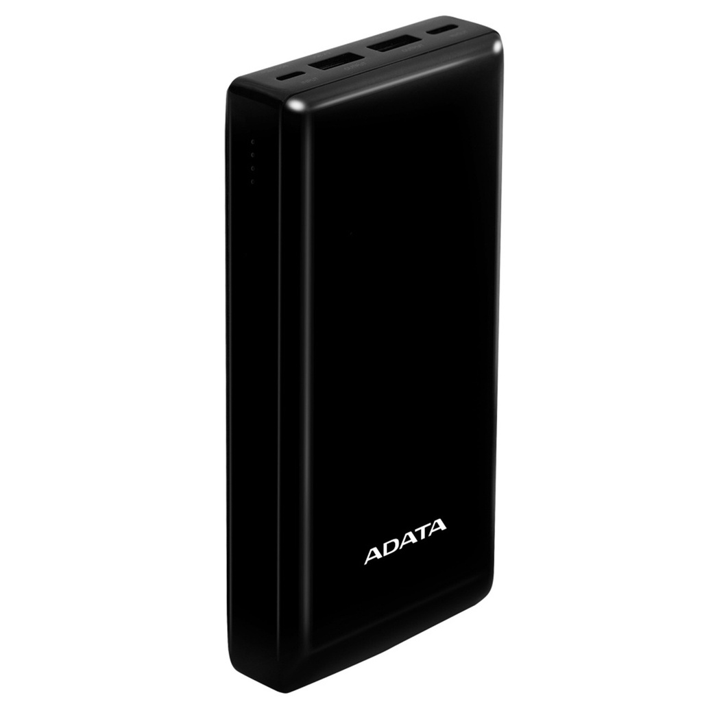 Power Bank Adata C20 20000 Mah Universal USB 2x USB 1x USB C 1x Micro USB