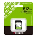 Memoria Flash Kingston Canvas Select Plus 512GB SD UHS-I Clase 10