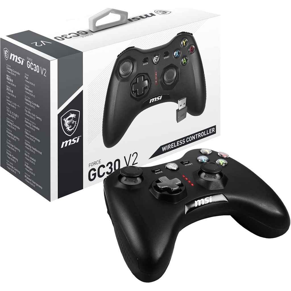Gamepad MSI Force GC30 V2 Inalámbrico USB 2.0 Para Windows/Android