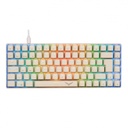 Teclado Gamer Mecanico Naceb Gray Basilik LED RGB 75% Huano Red Alámbrico USB Español