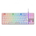 Teclado Gamer Mecánico Naceb NA-0971 LED RGB TKL Huano Red Alámbrico USB Español