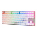 Teclado Gamer Mecánico Naceb NA-0971 LED RGB TKL Huano Red Alámbrico USB Español