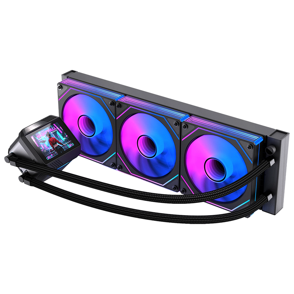 Enfriamiento Líquido Para CPU Naceb VISION BOREAL / 3x120mm / Hasta 1800RPM / Negro / NA-0657N